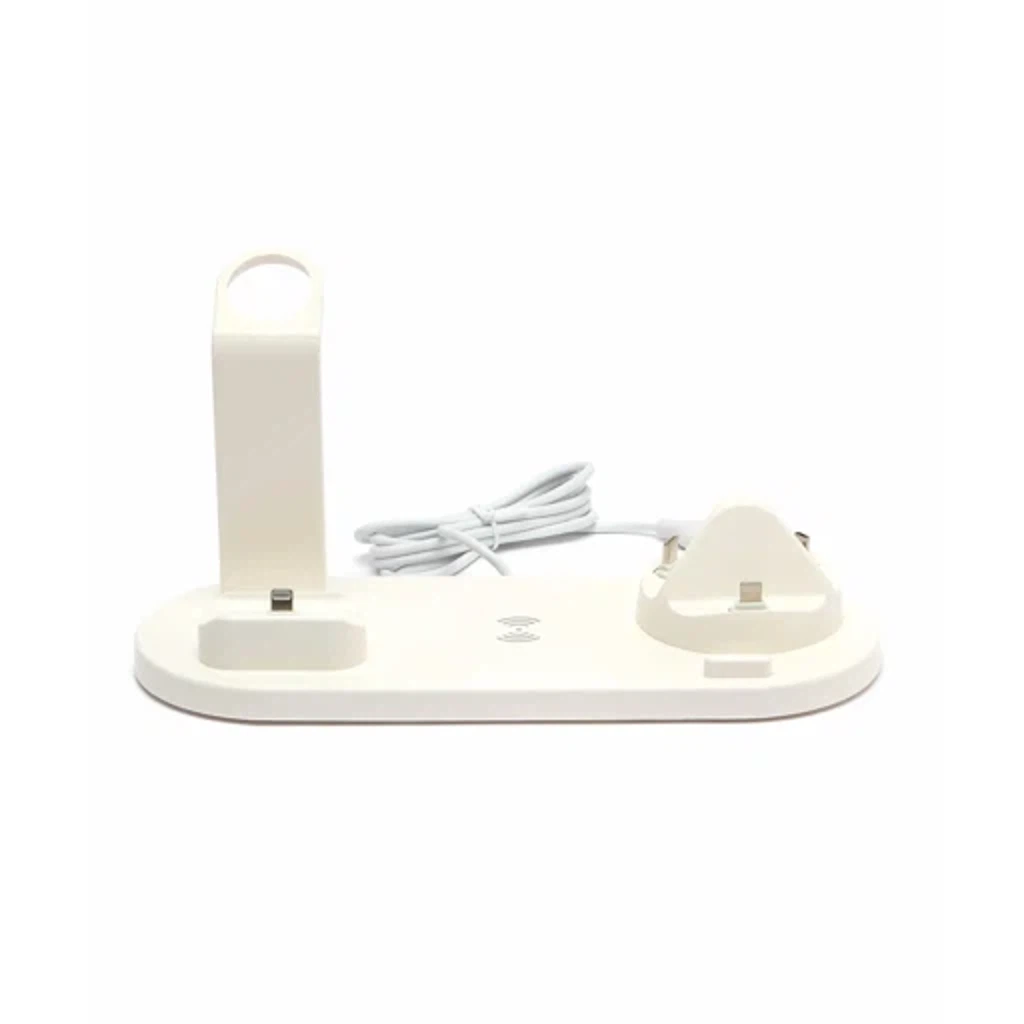 Беспроводная зарядка док-станция для смартфона, часов и наушников